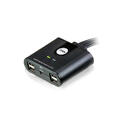 Aten Switch 4x1:4 USB2 m/Bryter 4 Datamaskiner deler 4xUSB2
